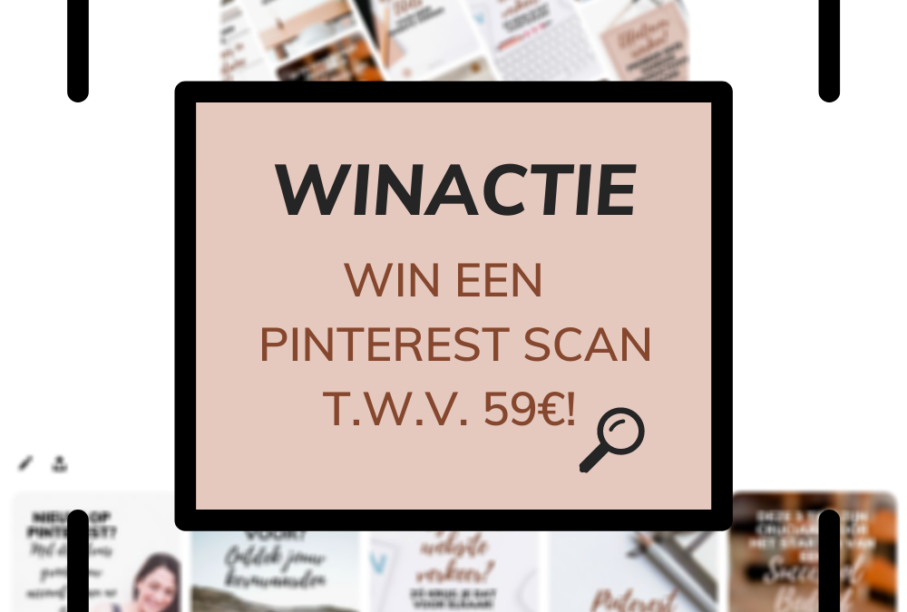 Winactie: Win een pinterest scan